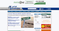 Desktop Screenshot of portalprudentino.com.br